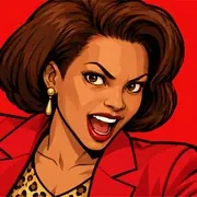 Gina fighter portrait