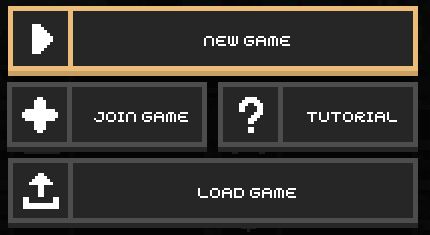 Mindustry Game Play menu with New Game, Tutorial, Join Game, and Load Game
