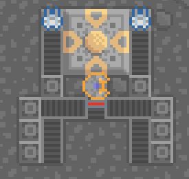 Mindustry Game Classic core with gray stone drills, connected conveyor belts, and blue-white turrets
