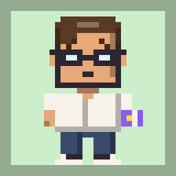 Book Club pixel character avatar