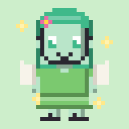Forest Fairy pixel character avatar