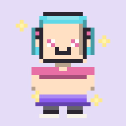 Neon Idol pixel character avatar
