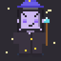 Night Witch pixel character avatar