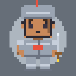 Pixel Warrior pixel character avatar