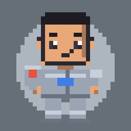 Shield Knight pixel character avatar