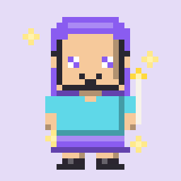 Star Gazer pixel character avatar