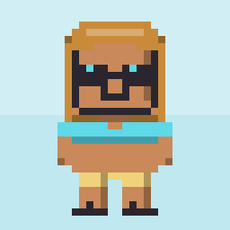 Summer Day pixel character avatar