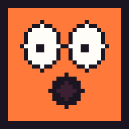 Tangerine cube face image