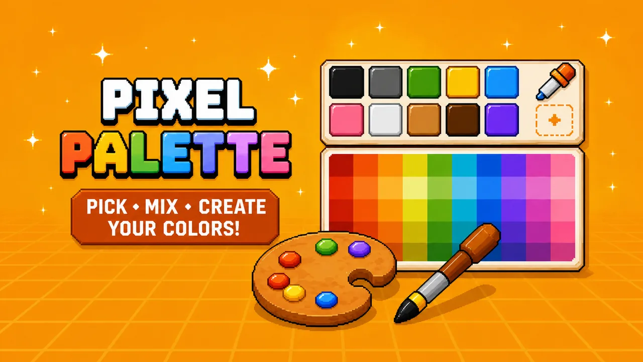 Pixel Palette pixel art tool preview